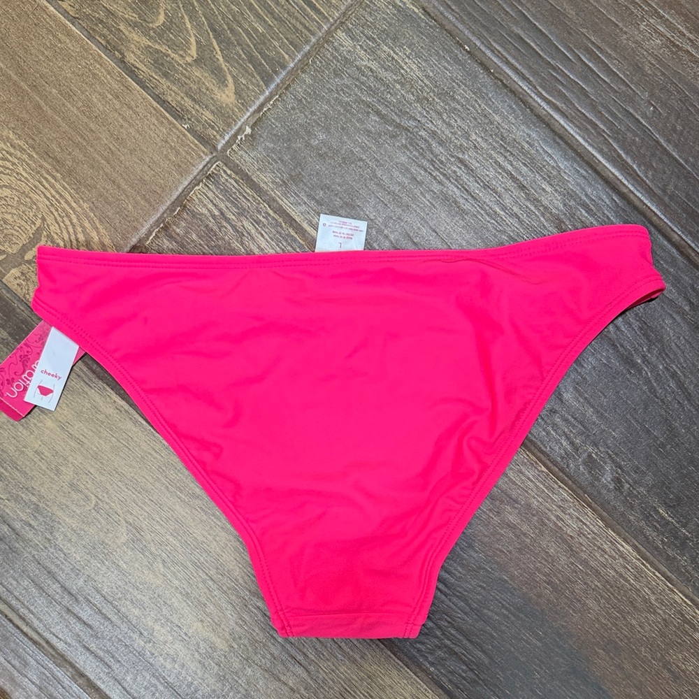 Xhilaration Neon Pink Bikini Bottoms - Picture 2 of 2